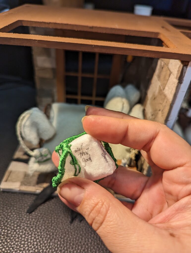 The inside of the pillow, as well as its sides, has a caption that reads 'GOD LOVES YOU'

If you know, you know.