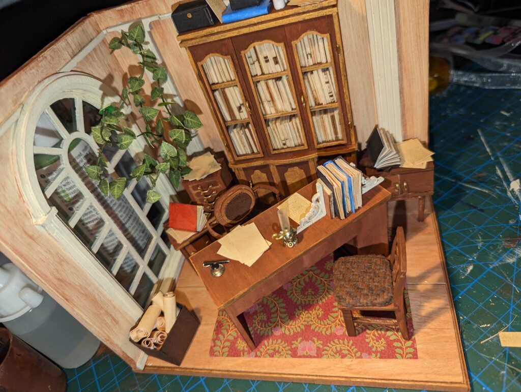 Xvim Chao's office may not seem to be a critical location, but to the best of my knowledge, it's one of the few location that the main character visits throughout the series.