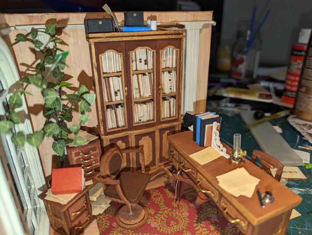 Xvim trains Zorian through a variety of tools; I always imagined the office being something of controlled chaos, if rather cramped.